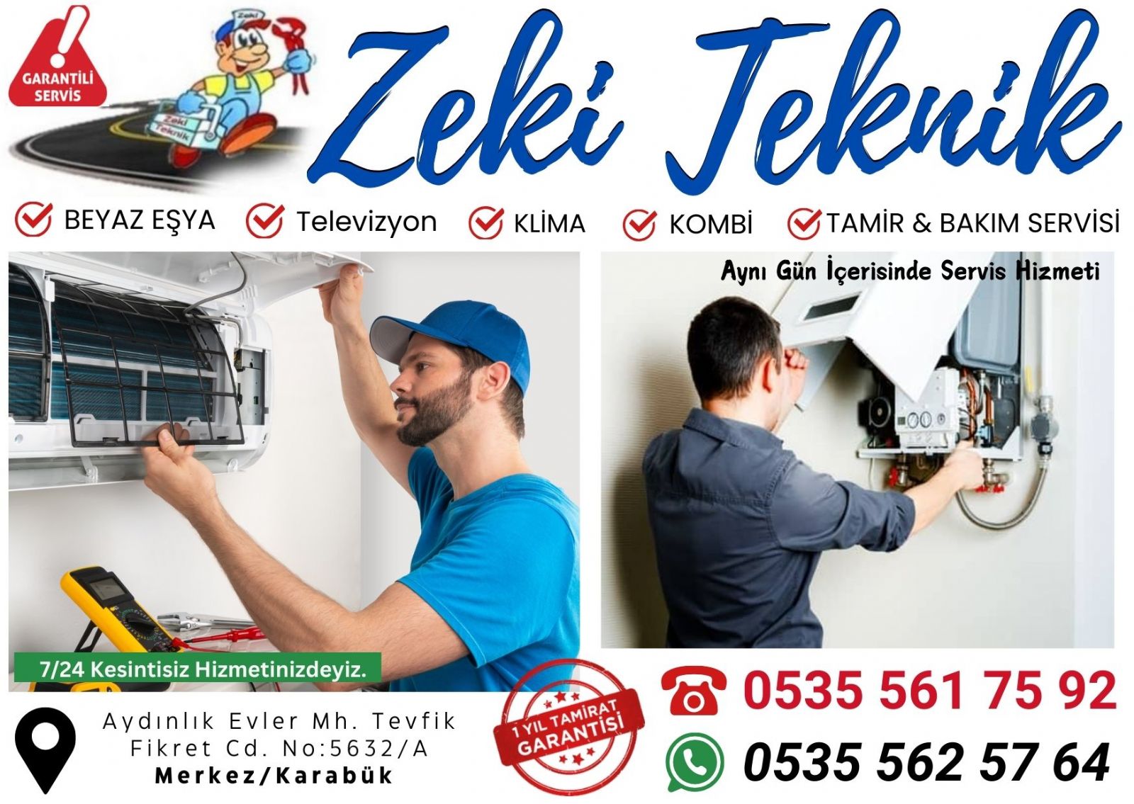 Karabük Kombi - Klima Servisi